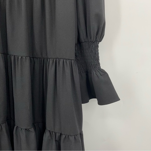 Tuckernuck S Pomander Place Kenzo Black Crepe 0455 Dress small women - Picture 4 of 11